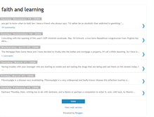 Tablet Screenshot of faithandlearning.blogspot.com