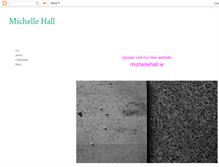 Tablet Screenshot of michelle-hall.blogspot.com