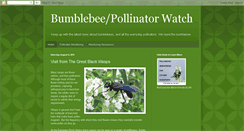 Desktop Screenshot of bumblebeewatch.blogspot.com