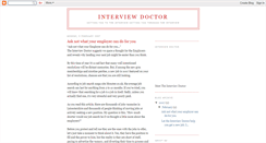 Desktop Screenshot of interviewdoctor.blogspot.com