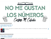 Tablet Screenshot of nomegustanlosnumeros.blogspot.com