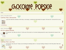 Tablet Screenshot of chocolatepopsicle.blogspot.com