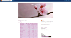 Desktop Screenshot of lastoneinline.blogspot.com