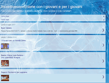 Tablet Screenshot of incontroecomunione.blogspot.com