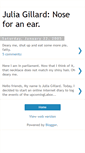 Mobile Screenshot of juliagillard.blogspot.com