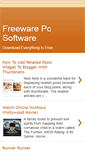 Mobile Screenshot of freewarepcsoftware.blogspot.com