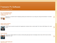 Tablet Screenshot of freewarepcsoftware.blogspot.com