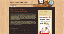 Desktop Screenshot of free-paper-example.blogspot.com