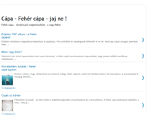 Tablet Screenshot of fehercapa.blogspot.com