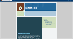 Desktop Screenshot of hiatalherniadisease.blogspot.com