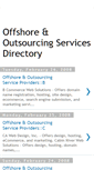 Mobile Screenshot of offshore-outsourcing-service.blogspot.com