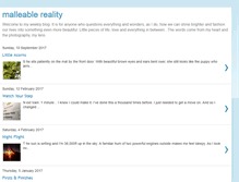 Tablet Screenshot of malleablereality.blogspot.com