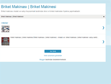 Tablet Screenshot of briket-makinasi.blogspot.com