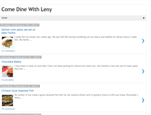 Tablet Screenshot of dinewithleny.blogspot.com