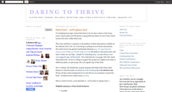 Desktop Screenshot of daringtothrive.blogspot.com