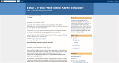 Desktop Screenshot of eokul1.blogspot.com