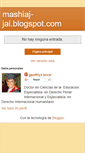 Mobile Screenshot of mashiaj-jai.blogspot.com