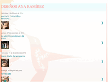 Tablet Screenshot of modistaanaramirez.blogspot.com