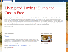 Tablet Screenshot of livingandlovingglutenfree.blogspot.com