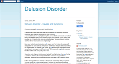 Desktop Screenshot of delusion-disorder.blogspot.com