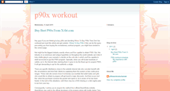 Desktop Screenshot of p90xworkoutschedule1.blogspot.com