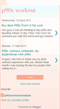 Mobile Screenshot of p90xworkoutschedule1.blogspot.com