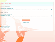 Tablet Screenshot of p90xworkoutschedule1.blogspot.com