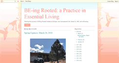 Desktop Screenshot of beingrooted.blogspot.com