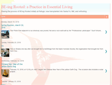 Tablet Screenshot of beingrooted.blogspot.com