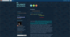 Desktop Screenshot of elvallenatoquetegusta.blogspot.com