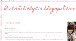 Desktop Screenshot of pinkaholiclydia.blogspot.com