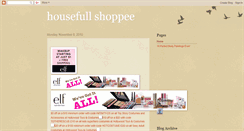 Desktop Screenshot of housefullshoppee.blogspot.com