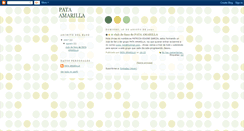 Desktop Screenshot of pata-amarilla.blogspot.com