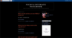 Desktop Screenshot of nicosintimatenotebook.blogspot.com