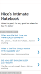 Mobile Screenshot of nicosintimatenotebook.blogspot.com