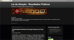 Desktop Screenshot of leidaatracaoresultadospraticos.blogspot.com