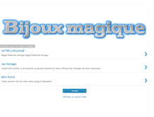 Tablet Screenshot of bijoux-magique.blogspot.com