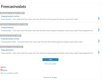 Tablet Screenshot of freecasino-slots.blogspot.com