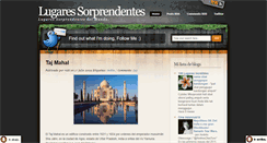 Desktop Screenshot of lugaressorprendentesdelmundo.blogspot.com