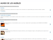 Tablet Screenshot of mundodelosmuebles.blogspot.com