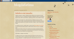 Desktop Screenshot of blogdafatimasouza.blogspot.com