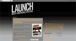 Desktop Screenshot of launchmusicconference.blogspot.com