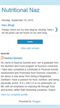 Mobile Screenshot of nutritionalnaz.blogspot.com