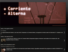 Tablet Screenshot of corrientealternatv.blogspot.com