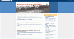 Desktop Screenshot of pennsylvaniainthecivilwar.blogspot.com