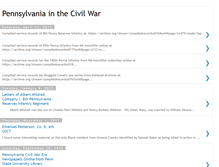 Tablet Screenshot of pennsylvaniainthecivilwar.blogspot.com