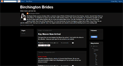 Desktop Screenshot of birchingtonbrides.blogspot.com