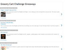 Tablet Screenshot of grocerycartchallenge-giveaways.blogspot.com