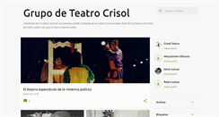 Desktop Screenshot of grupodeteatrocrisol.blogspot.com