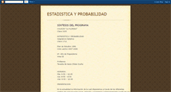 Desktop Screenshot of estadistica17120607.blogspot.com